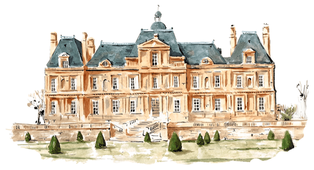 Château de Maisons-Laffitte, aquarelle